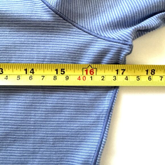 SmartWool Women’s Merino 150 Wool Base Layer Shirt Long Slv Striped Blue - Picture 5 of 9